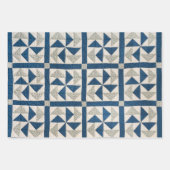 Kleurrijke  patchwork Quilts Stijlvol Inpakpapier Vel (Voorkant 2)