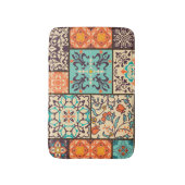 Kleurrijke Patchwork Tegel: Islamitische Majolica  Badmat (Voorkant Verticaal)