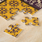 Kleurrijke Patchwork Tegel: Islamitische Majolica  Legpuzzel (Zijkant)