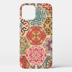 Kleurrijke Patchwork Tegel Islamitische Motieven Case-Mate iPhone Case