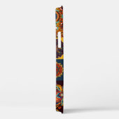 Kleurrijke Patchwork Tegel: Majolica Pottery Style Case-Mate iPhone Case (Achterkant / Rechts)