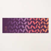 kleurrijke patronen, aangepast yogamat (Voorkant (horizontaal))