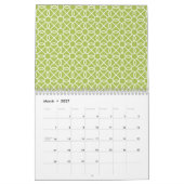 Kleurrijke patronen en funky ontwerpen kalender (Mar 2027)