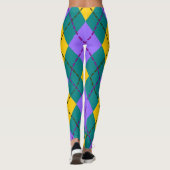 Kleurrijke patroon Leggings (Achterkant)