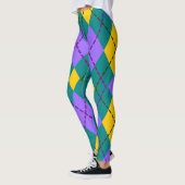 Kleurrijke patroon Leggings (Links)