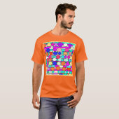 Kleurrijke Patroon Magic T-shirt (Voorkant volledig)