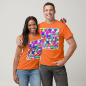 Kleurrijke Patroon Magic T-shirt (Unisex)
