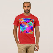 Kleurrijke Patroon Magic T-shirt (Voorkant volledig)