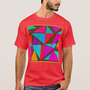 Kleurrijke Patroon Plezier T-shirt
