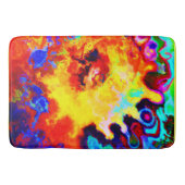 Kleurrijke patroonexplosie badmat (Voorkant)