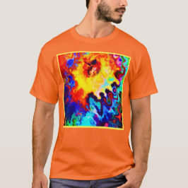 Kleurrijke patroonexplosie t-shirt