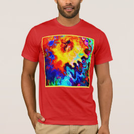Kleurrijke patroonexplosie t-shirt
