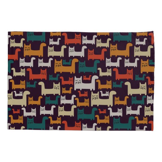 Kleurrijke patroonpatroonkussens kussensloop (Achterkant)