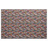 Kleurrijke patroonstructuur stof (Yard (91,4 cm))