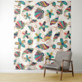 Kleurrijke patroontapijten wandkleed (In situ)