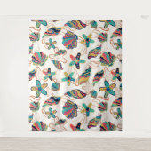 Kleurrijke patroontapijten wandkleed (Voorkant)