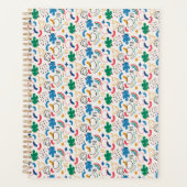 Kleurrijke Pattern Spiral Planner Notitieboek (Voorkant)