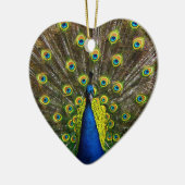 Kleurrijke pauw keramisch ornament (Links)