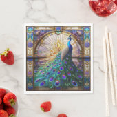 Kleurrijke Pauw Servetten: De Elegante Tafel Servet (Insitu)