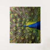 Kleurrijke pauw wandkleed (Voorkant)