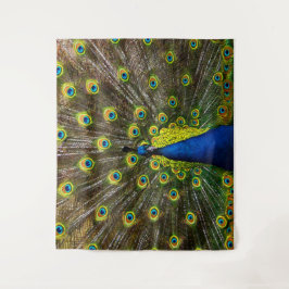 Kleurrijke pauw wandkleed