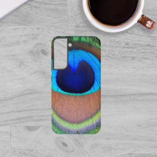 Kleurrijke Pauwveer Oogvlek Samsung Galaxy Hoesje