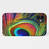 Kleurrijke Pauwveerprint Case-Mate iPhone Case (Achterkant (horizontaal))