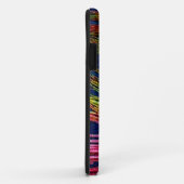 Kleurrijke Pauwveerprint Case-Mate iPhone Case (Achterkant/rechts)