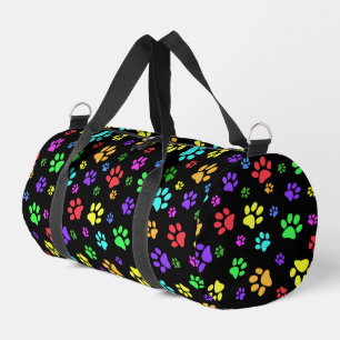 Kleurrijke Paw Prints Design Duffel Bag Plunjezak