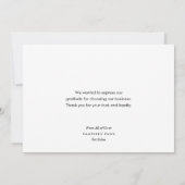 Kleurrijke Paw Prints Pet Business Dank u Kaart (Achterkant)