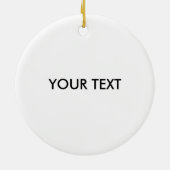 kleurrijke PEACE Keramisch Ornament (Achterkant)