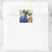 Kleurrijke Peacock Mozaïek Stickers (Tas)