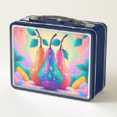 Kleurrijke peer 1e klas ster 2025 (Achterkant)