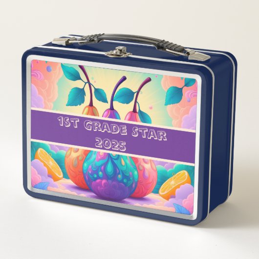 Kleurrijke peer 1e klas ster 2025 (Voorkant)