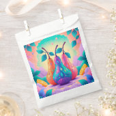 Kleurrijke peer bedankzakje (Geknipt)