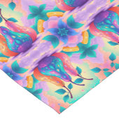 Kleurrijke peer korte tafelloper (Hoek)