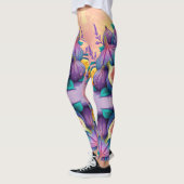 Kleurrijke peer leggings (Links)