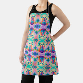 Kleurrijke peer schort