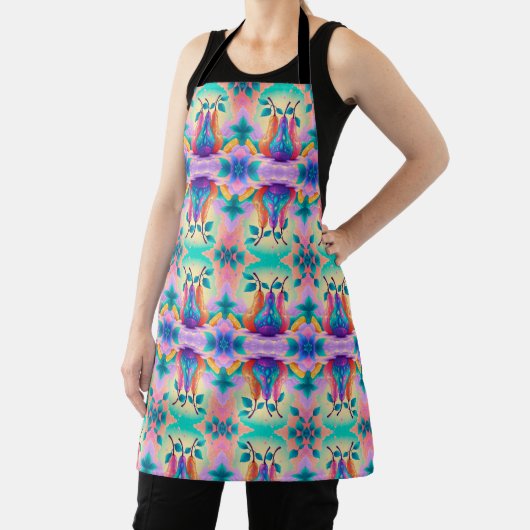 Kleurrijke peer schort (Insitu)