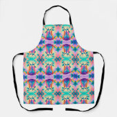 Kleurrijke peer schort (Voorkant)