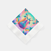 Kleurrijke peer servet (Hoek)