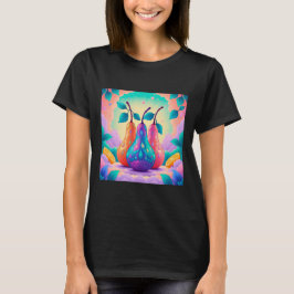Kleurrijke peer t-shirt