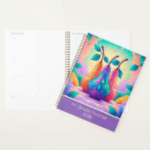 Kleurrijke peer voor 1e klas 2026 custom planner (Display)