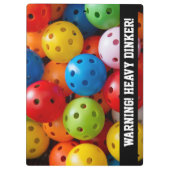 Kleurrijke pekelballen, aangepaste tekst klembord (Achterkant)