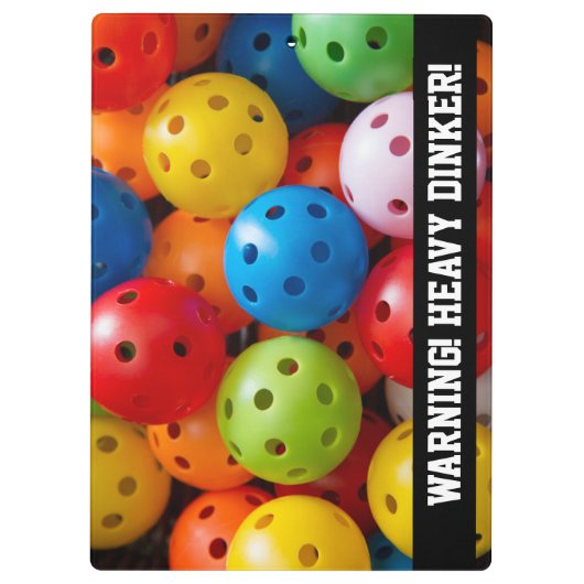 Kleurrijke pekelballen, aangepaste tekst klembord (Achterkant)