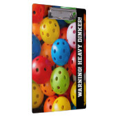 Kleurrijke pekelballen, aangepaste tekst klembord (Rechts)