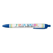 Kleurrijke pen voor een docent in groep 7 met eige (Bodem)