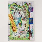 Kleurrijke Pennsylvania 20x30 Briefkaart Kaart Legpuzzel (Verticaal)
