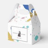 Kleurrijke penseelstreek bedankdoosjes (Achterkant)