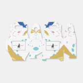 Kleurrijke penseelstreek bedankdoosjes (Uitgevouwen)